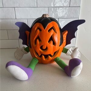 Halloween Dracula Pumpkin Jack O'Lantern Foam 1998 Paper Magic Group